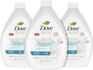 Antibacterial Hand Wash Care & Protect Pack of 3 Protects Skin from Dryness, Moisturizers More Than The Leading Ordinary Hand Soap, 34 oz Antibacterial Hand Wash Care & Protect Pack of 3 Protects Skin from Dryness, Moisturizers More Than The Leading Ordinary Hand Soap, 34 oz
