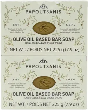 Greek Olive Oil Based Soap Bar - Natural and Pure Plant-Based Castile Bar Soap - Unscented - Hypoallergenic - (New & Improved Formula infused with Coconut Oil) - 7.9oz Bars, Pack of 4 Greek Olive Oil Based Soap Bar - Natural and Pure Plant-Based Castile Bar Soap - Unscented - Hypoallergenic - (New & Improved Formula infused with Coconut Oil) - 7.9oz Bars, Pack of 4