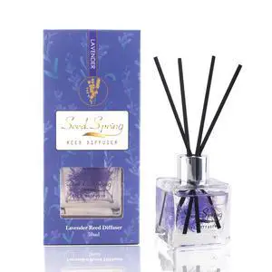 Reed Diffuser Set with Sticks Lavender Aromatherapy Oil Scent Diffuser for Home Office Bathroom Decoration Perfume and Gifts 50ml/1.7 oz Reed Diffuser Set with Sticks Lavender Aromatherapy Oil Scent Diffuser for Home Office Bathroom Decoration Perfume and Gifts 50ml/1.7 oz