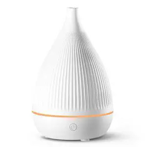 Ultrasonic Essential Oil Diffuser, Home Fragrance Aroma Diffuser with Auto Shut-Off, Color Change Night Light & Ultra-Quiet Operation, BPA-Free Portable Aromatherapy Humidifier for Home (White) Ultrasonic Essential Oil Diffuser, Home Fragrance Aroma Diffuser with Auto Shut-Off, Color Change Night Light & Ultra-Quiet Operation, BPA-Free Portable Aromatherapy Humidifier for Home (White)