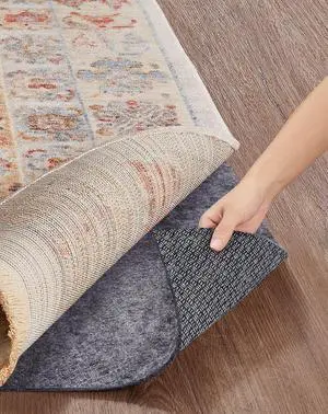 Non Slip Cushioned Rug Pad Gripper, Felt and Silicone Backing, Carpet Liner Protector Mat for Area Rugs and Hardwood Floors, Keep Rugs Safe and in Place, 2 x 3 Ft 1/8 inch Thick Non Slip Cushioned Rug Pad Gripper, Felt and Silicone Backing, Carpet Liner Protector Mat for Area Rugs and Hardwood Floors, Keep Rugs Safe and in Place, 2 x 3 Ft 1/8 inch Thick
