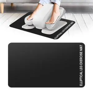 Under Desk Elliptical Mat - Non-Slip Exercise Equipment for Peloton Bike, Small Exercise Mat for Desk Workout Equipment Under Desk Elliptical Mat - Non-Slip Exercise Equipment for Peloton Bike, Small Exercise Mat for Desk Workout Equipment
