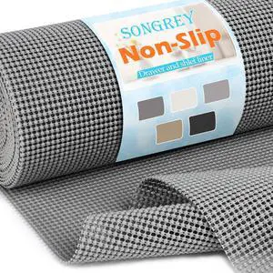Non-Slip Shelf Cabinet and Drawer Liner, 12IN x 20FT, Dark Gray Non-Slip Shelf Cabinet and Drawer Liner, 12IN x 20FT, Dark Gray