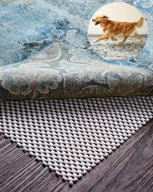 Rug Gripper Pad for Hardwood Floors, Thick Non Slip Rug Pads for Area Rugs, Rug Grippers for Tile Floors, Under Carpet Anti Skid Mat, Keep Your Rugs Safe and in Place, 2x3 Ft Rug Gripper Pad for Hardwood Floors, Thick Non Slip Rug Pads for Area Rugs, Rug Grippers for Tile Floors, Under Carpet Anti Skid Mat, Keep Your Rugs Safe and in Place, 2x3 Ft