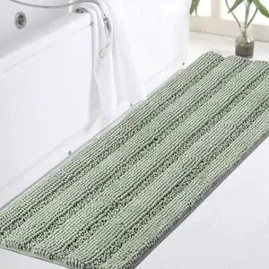 Sage Green Bathroom Rugs Runner Extra Long 47 x 17 Large Bath Mat Plush Shaggy Chenille Bathroom Rug Non-Slip Bath Rug Runner Extra Soft & Absorbent Thick Floor Mats, Machine Washable, Sage Sage Green Bathroom Rugs Runner Extra Long 47 x 17 Large Bath Mat Plush Shaggy Chenille Bathroom Rug Non-Slip Bath Rug Runner Extra Soft & Absorbent Thick Floor Mats, Machine Washable, Sage