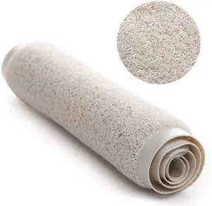 | Loofah Non-Slip Bath Mat for Tub - Ivory | Spa-Inspired Comfort, Quick-Drying, Secure Suction Cups | Exfoliating Shower Mat for a Luxurious and Safe Bathing Experience | Loofah Non-Slip Bath Mat for Tub - Ivory | Spa-Inspired Comfort, Quick-Drying, Secure Suction Cups | Exfoliating Shower Mat for a Luxurious and Safe Bathing Experience