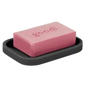 Silicone Soap Dish for Bar Soap or Scrub Brush, Black Silicone Soap Dish for Bar Soap or Scrub Brush, Black