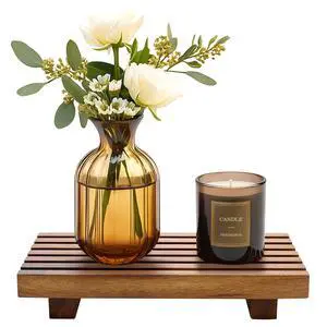 Acacia Wood Riser for Bathroom Counter Tray Decor Kitchen Sink Soap Dish Acacia Wood Riser for Bathroom Counter Tray Decor Kitchen Sink Soap Dish
