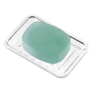 Royal Plastic Rectangular Soap Saver, Bar Holder Tray for Bathroom Counter, Shower, Kitchen, 3.5" x 5.25", Clear Royal Plastic Rectangular Soap Saver, Bar Holder Tray for Bathroom Counter, Shower, Kitchen, 3.5" x 5.25", Clear