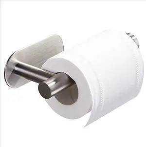 3M Self-Adhesive Toilet Paper Holder No Drilling, SUS 304 Stainless Steel Brushed Nickel Wall Mounted Tissue Roll Holder for Bathroom, RV, Kitchen, Easy Install, Rust-Proof (DG-TPA22 Silver) 3M Self-Adhesive Toilet Paper Holder No Drilling, SUS 304 Stainless Steel Brushed Nickel Wall Mounted Tissue Roll Holder for Bathroom, RV, Kitchen, Easy Install, Rust-Proof (DG-TPA22 Silver)