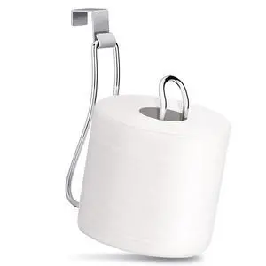 Over the Tank Toilet Paper Holder, Metal Toilet Paper Holder, Chrome Over the Tank Toilet Paper Holder, Metal Toilet Paper Holder, Chrome