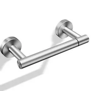 Toilet Paper Holder Wall Mount, Modern Roll Holder for Bathroom, Stainless Steel Rustproof Double Post Pivoting Tissue Roll Holder for Bathroom, Classic, Brushed Nickel Toilet Paper Holder Wall Mount, Modern Roll Holder for Bathroom, Stainless Steel Rustproof Double Post Pivoting Tissue Roll Holder for Bathroom, Classic, Brushed Nickel