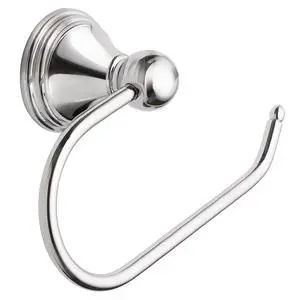 Preston Single Post Toilet Paper Holder, Wall Mounted with Hardware, European Open Arm Design, Chrome, DN8408CH Preston Single Post Toilet Paper Holder, Wall Mounted with Hardware, European Open Arm Design, Chrome, DN8408CH