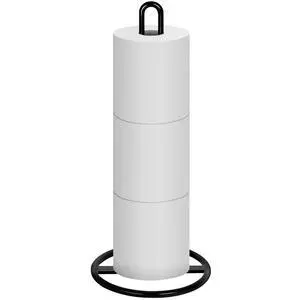 Toilet Paper Holder Stand , Black Freestanding Toilet Paper Holder for Storing 3 Rolls of Toilet Papers (Black) Toilet Paper Holder Stand , Black Freestanding Toilet Paper Holder for Storing 3 Rolls of Toilet Papers (Black)