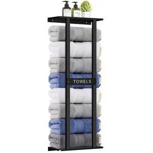 Bathroom Towel Storage Rack, Wall Mounted Bathroom Towel Rack Bathroom Towel Storage Rack, Wall Mounted Bathroom Towel Rack