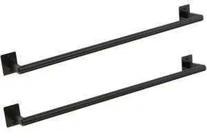 2 Packs 24 Inch Bathroom Towel Bar, Matte Black Towel Racks for Bathroom, Bathroom Towel Rack Wall Mounted, Bath Hand Towel Holder Organizer, Modern Home Decor Towel Rod 2 Packs 24 Inch Bathroom Towel Bar, Matte Black Towel Racks for Bathroom, Bathroom Towel Rack Wall Mounted, Bath Hand Towel Holder Organizer, Modern Home Decor Towel Rod