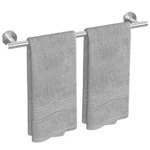 Brushed Nickel Towel Bar, 24-Inch Towel Racks for Bathroom Brushed Nickel Towel Bar, 24-Inch Towel Racks for Bathroom