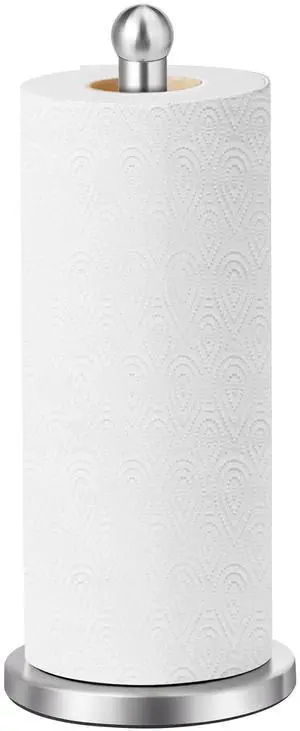 Paper Towel Holder Countertop with Weighted Base for Standard Rolls Paper Towel Holder Countertop with Weighted Base for Standard Rolls