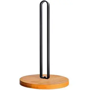 Wooden Paper Towel Holder Countertop, Kitchen-Towel-Holder FreeStanding with Non-Slip Base for Bathroom Wooden Paper Towel Holder Countertop, Kitchen-Towel-Holder FreeStanding with Non-Slip Base for Bathroom