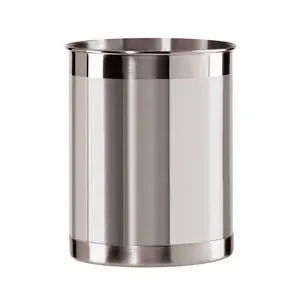 Stainless Steel Utensil Holder - 5" Diameter, Utensil Caddy, Weighted Base for Stability - Larger-Sized Utensil Crock and Countertop Utensil Organizer, Stainless Steel Stainless Steel Utensil Holder - 5" Diameter, Utensil Caddy, Weighted Base for Stability - Larger-Sized Utensil Crock and Countertop Utensil Organizer, Stainless Steel