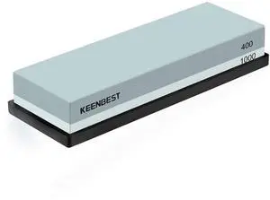 Actual Grit Premium Material Sharpening Stone 2 Side 400 1000 Whetstone Set Kitchen Knife Sharpener Stone Wet Stones for Sharping Knives Kit with Non-slip Rubber Base Actual Grit Premium Material Sharpening Stone 2 Side 400 1000 Whetstone Set Kitchen Knife Sharpener Stone Wet Stones for Sharping Knives Kit with Non-slip Rubber Base