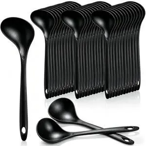 40 Pack Plastic Ladle Spoons, 1.5 Oz 40 Pack Plastic Ladle Spoons, 1.5 Oz