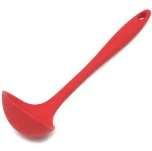 Premium Silicone Cooking Ladle, 11.25 inch, Red Premium Silicone Cooking Ladle, 11.25 inch, Red
