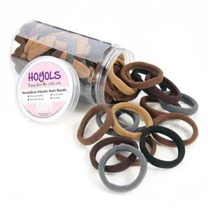 Soft Hair Ties No Damage, 100 pcs Seamless Ponytail Holders Soft Hair Ties No Damage, 100 pcs Seamless Ponytail Holders