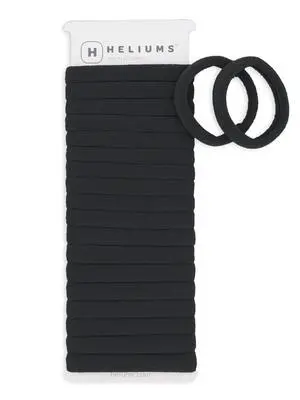 Soft Hair Ties - No Damage Seamless Nylon Fabric Bands, Stretchy Ponytail Holders for Thin & Thick Hair - Standard 1.5 Inch, Black, 20 Pack Soft Hair Ties - No Damage Seamless Nylon Fabric Bands, Stretchy Ponytail Holders for Thin & Thick Hair - Standard 1.5 Inch, Black, 20 Pack