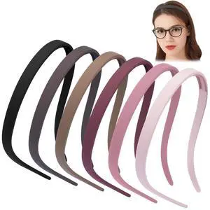 Headbands for Glasses Wearers No Pressure No Headache Comfortable Hairbands Square Sunglasses Headband for Women Girls, Plastic Headbands with Teeth Non Slip 6Pcs Headbands for Glasses Wearers No Pressure No Headache Comfortable Hairbands Square Sunglasses Headband for Women Girls, Plastic Headbands with Teeth Non Slip 6Pcs