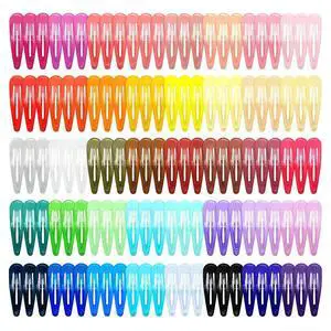 120 Pack Colorful Metal Snap Hair Clips, 2 Inch Hair Barrettes for Styling 120 Pack Colorful Metal Snap Hair Clips, 2 Inch Hair Barrettes for Styling