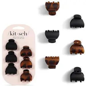 Mini Claw Clips for Women - Tortoise & Black, 6pcs | Stylish Small Hair Clips for Kids Stays In Place Without Pulling or Snagging Durable & Sturdy Plastic Mini Claw Clips for Women - Tortoise & Black, 6pcs | Stylish Small Hair Clips for Kids Stays In Place Without Pulling or Snagging Durable & Sturdy Plastic