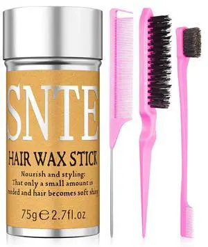Hair Wax Stick & Slick Back Hair Brush Frizz Control for Women & Kids, Non-Greasy & No Residue Smooths Flyaways, Creates Sleek Ponytails & Buns Styling Accessories & Teen Girl Gifts Trendy Stuff Hair Wax Stick & Slick Back Hair Brush Frizz Control for Women & Kids, Non-Greasy & No Residue Smooths Flyaways, Creates Sleek Ponytails & Buns Styling Accessories & Teen Girl Gifts Trendy Stuff