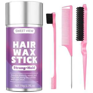 Hair Wax Stick & Slick Back Brush Hair Wax Stick & Slick Back Brush