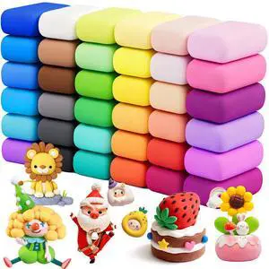 Air Dry Clay 36 Colors,Magic Clay Modeling Clay,DIY Molding Magic Clay Air Dry Clay 36 Colors,Magic Clay Modeling Clay,DIY Molding Magic Clay