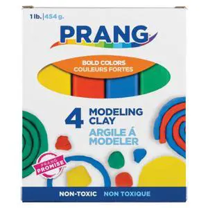 Modeling Clay Set, 4 Colored Clay Blocks per Set, 0.25 Pounds Each, Red, Yellow, Green and Blue (00740) Modeling Clay Set, 4 Colored Clay Blocks per Set, 0.25 Pounds Each, Red, Yellow, Green and Blue (00740)
