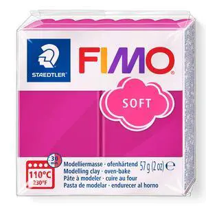FIMO Soft Polymer Clay - -Oven Bake Clay for Jewelry, Sculpting, Crafting, Raspberry 8020-22 FIMO Soft Polymer Clay - -Oven Bake Clay for Jewelry, Sculpting, Crafting, Raspberry 8020-22