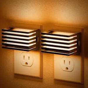 Amber Night Light, Night Lights Plug into Wall Dusk to Dawn Sensor | Dimmable Plug in Night Light, Adjustable Brightness, Amber Nightlight for Bedroom Bathroom Hallway 2 Pack Amber Night Light, Night Lights Plug into Wall Dusk to Dawn Sensor | Dimmable Plug in Night Light, Adjustable Brightness, Amber Nightlight for Bedroom Bathroom Hallway 2 Pack