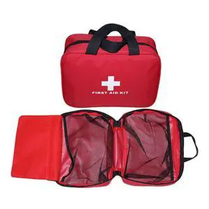 Nylon First Aid Empty Kit,Compact Waterproof and Lightweight First Aid Bag with Zippered for Emergency at Home, Office, Car, Outdoors, Boat, Camping, Hiking(Bag Only) Nylon First Aid Empty Kit,Compact Waterproof and Lightweight First Aid Bag with Zippered for Emergency at Home, Office, Car, Outdoors, Boat, Camping, Hiking(Bag Only)