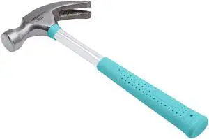 oz Claw Hammer with Shock Reduction, No-Slip Grip, Turquoise oz Claw Hammer with Shock Reduction, No-Slip Grip, Turquoise