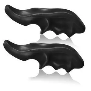 2 Pcs Black Thumb Saver Massage Tool Deep Tissue Massager for Pressure Reflexology Professional Neck Shoulder Back Foot Stress Relief 2 Pcs Black Thumb Saver Massage Tool Deep Tissue Massager for Pressure Reflexology Professional Neck Shoulder Back Foot Stress Relief