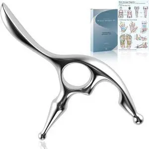 Trigger Point Massage Tool, Muscle Scraper Tool for Deep Tissue Pain Relief & Fascia Release, Gua Sha & Acupressure Tool with Travel Pouch & Guide Trigger Point Massage Tool, Muscle Scraper Tool for Deep Tissue Pain Relief & Fascia Release, Gua Sha & Acupressure Tool with Travel Pouch & Guide