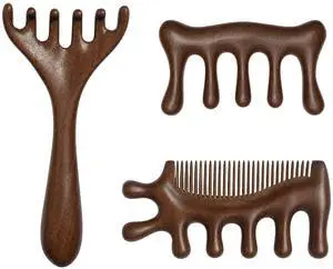 3 Pcs Wooden Scalp Massager, Natural Wood Head Massager Scalp Tool for Relaxation, Manual Massage Comb for Stress Relief and Daily Wellness 3 Pcs Wooden Scalp Massager, Natural Wood Head Massager Scalp Tool for Relaxation, Manual Massage Comb for Stress Relief and Daily Wellness