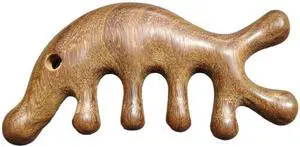 Sandalwood Scalp Massage Comb Meridian Acupressure Gua Sha Tool | Wide Rounded Teeth, Ergonomic Claw, Portable Hanging Hole, Beauty Skincare, Meridian Gua Sha, Acupressure, Stress Relief Sandalwood Scalp Massage Comb Meridian Acupressure Gua Sha Tool | Wide Rounded Teeth, Ergonomic Claw, Portable Hanging Hole, Beauty Skincare, Meridian Gua Sha, Acupressure, Stress Relief