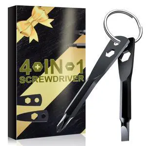Stocking Stuffers for Men,Christmas- Gifts 4-in-1 Keychain Screwdriver Set | Multi-functional Cool Gadgets Tools for Men Dad Husband with Phillips, Slotted and Hex Wrench on Anniversary White Elephant Stocking Stuffers for Men,Christmas- Gifts 4-in-1 Keychain Screwdriver Set | Multi-functional Cool Gadgets Tools for Men Dad Husband with Phillips, Slotted and Hex Wrench on Anniversary White Elephant