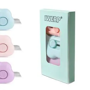3 Pack Mini Box Cutter Keychain - Cute Retractable Letter Opener Tiny Cloud | Mini cute keychain box cutter, retractable lock, tiny cloud, lightweight, fits pocket & bag, packages, 3 pack 3 Pack Mini Box Cutter Keychain - Cute Retractable Letter Opener Tiny Cloud | Mini cute keychain box cutter, retractable lock, tiny cloud, lightweight, fits pocket & bag, packages, 3 pack