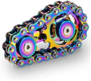 Metal Fidget Spinner Toys for Teens Boys Adults Bike Chain Roller Gadgets ADHD Figette Anxiety Stress Relief Items Quiet Figet Desk Offices EDC Men Easter Basket Stuffer Metal Fidget Spinner Toys for Teens Boys Adults Bike Chain Roller Gadgets ADHD Figette Anxiety Stress Relief Items Quiet Figet Desk Offices EDC Men Easter Basket Stuffer