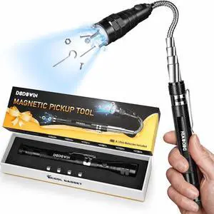LED Telescoping Magnet Tool, Gifts for Men, Dad and Husband | Flexible reach and inspection attachments access narrow spaces for home, garage, workshop and automotive repair projects LED Telescoping Magnet Tool, Gifts for Men, Dad and Husband | Flexible reach and inspection attachments access narrow spaces for home, garage, workshop and automotive repair projects