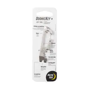 KMTSE-11-R3 DoohicKey Keychain Multi Tool, 1 Count (Pack of 1), Stainless Steel KMTSE-11-R3 DoohicKey Keychain Multi Tool, 1 Count (Pack of 1), Stainless Steel