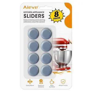 Appliance Sliders, 8 Pcs Small Appliance Slider for Countertop | Self Adhesive Caster Wheels Appliance Rollers, Kitchen Gadgets Home Must Have for Kitchenaid Mixer Coffee Maker Air Fryer Appliance Sliders, 8 Pcs Small Appliance Slider for Countertop | Self Adhesive Caster Wheels Appliance Rollers, Kitchen Gadgets Home Must Have for Kitchenaid Mixer Coffee Maker Air Fryer